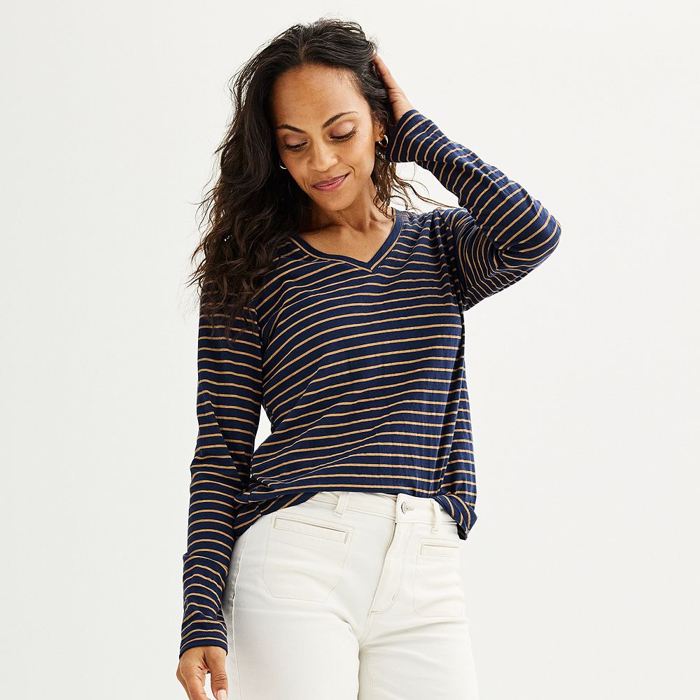 Everyday V-Neck Navy main image 1