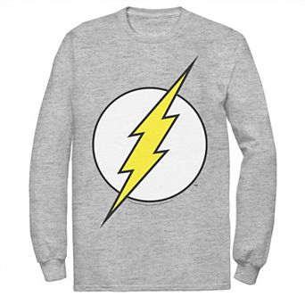 Men's DC Comics The Flash Classic Logo Long Sleeve Tee