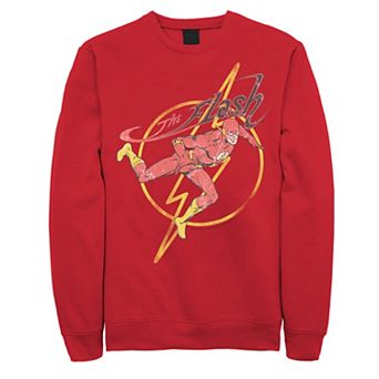 Men's DC Comics The Flash Symbol Fill Pose Sweatshirt