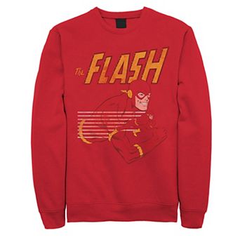 Men's DC Comics The Flash Red Hue Lines Tee