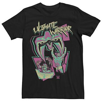 Men's WWE Ultimate Warrior Mask Poster Tee