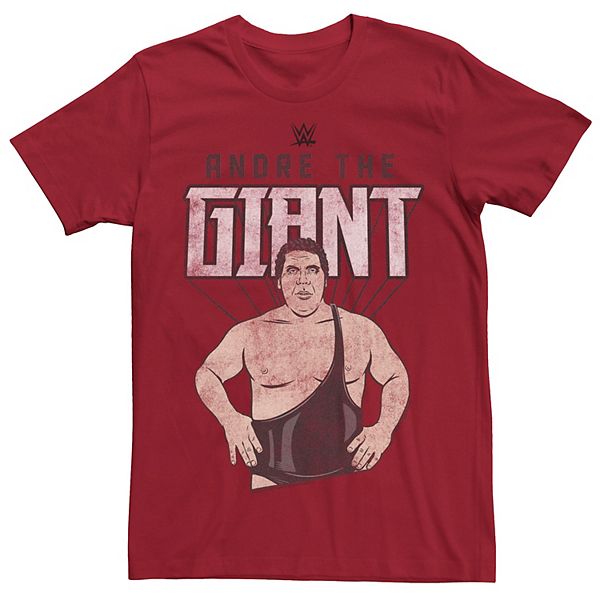 Men's WWE Andre The Giant Distressed Cartoon Tee