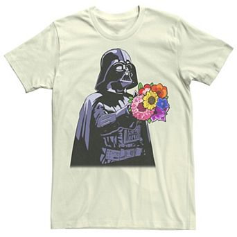 Men's Star Wars Darth Vader Handing Flowers Tee
