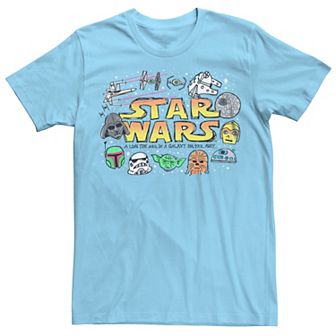 Men's Star Wars All Stars Head Draws Tee