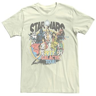 Men's Star Wars Vintage 1977 Galactic Tour Tee
