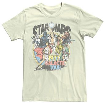 Men's Star Wars Vintage 1977 Galactic Tour Tee
