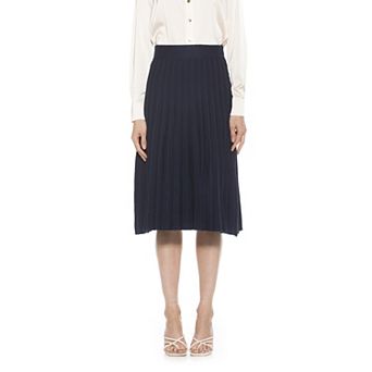 Women's ALEXIA ADMOR Eliza Pleated Knit Skirt