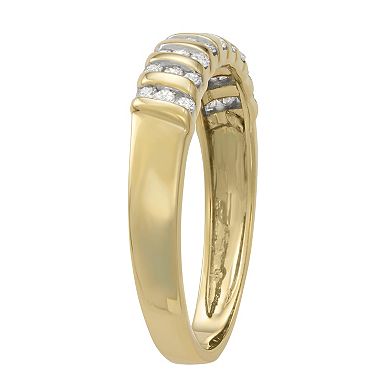 HDI 10k Gold 1/4 Carat T.W. Diamond Ring