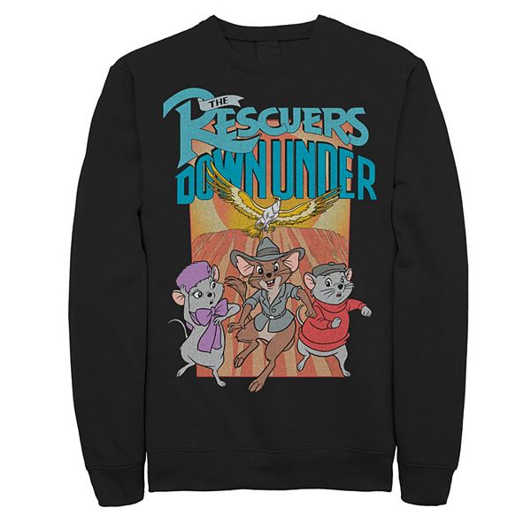 Disney's The Rescuers Down Under Men's Movie Poster Graphic Fleece ...