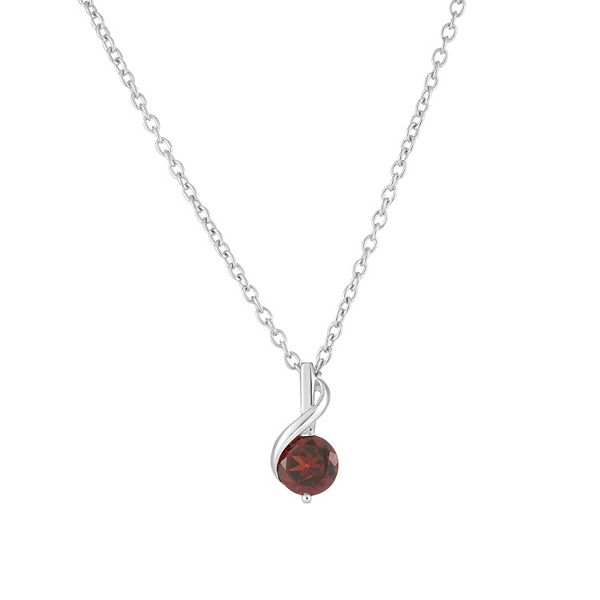 Kohls garnet deals necklace