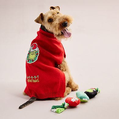 Dr. Seuss: The Grinch Holiday Merry Grinchmas Dog Sweater