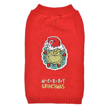 Dr. Seuss: The Grinch Holiday Merry Grinchmas Dog Sweater
