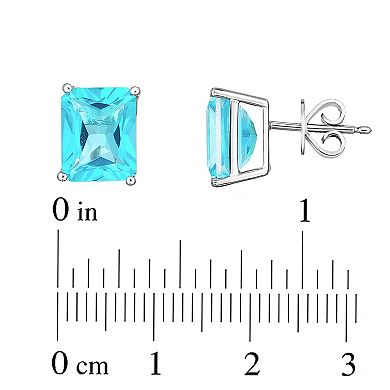 Oro Leoni Sterling Silver Paraiba Mystic Topaz Earrings