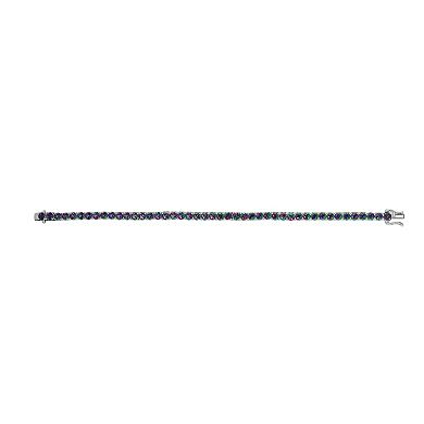 Sterling Silver Mystic Topaz Tennis Bracelet