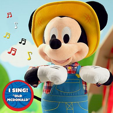 Disney's Mickey Mouse E-I-Oh! Singing & Dancing Plush