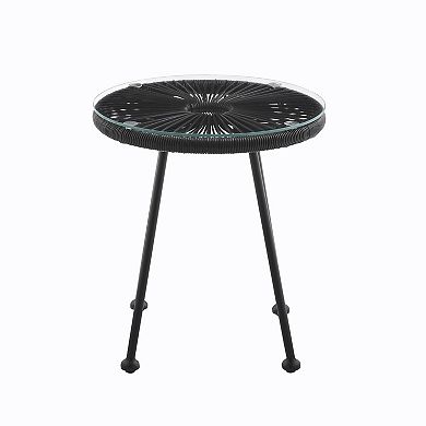 Linon Millicent Outdoor Side Table
