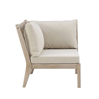 Linon Teagon Outdoor Corner Chair