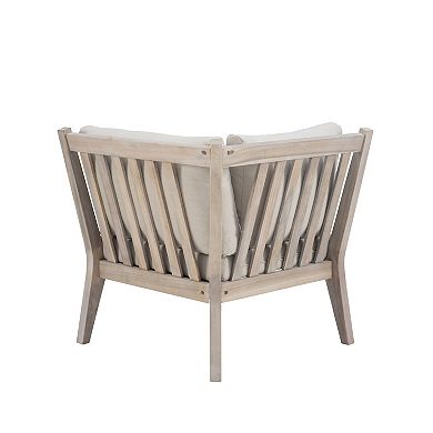 Linon Teagon Outdoor Corner Chair