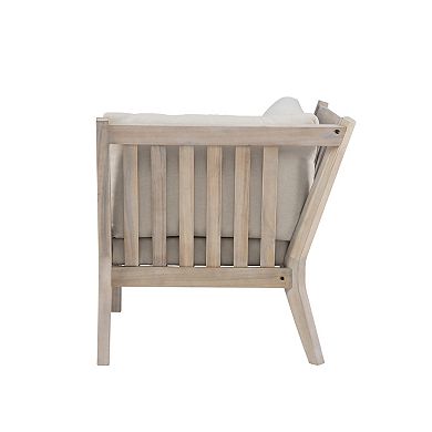 Linon Teagon Outdoor Corner Chair