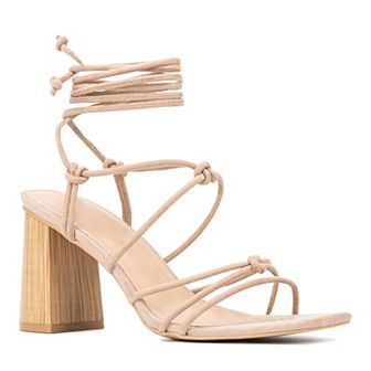New York & Company Bailey Women's Strappy Block Heel Sandals