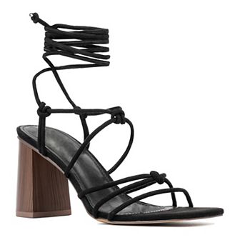 New York & Company Bailey Women's Strappy Block Heel Sandals