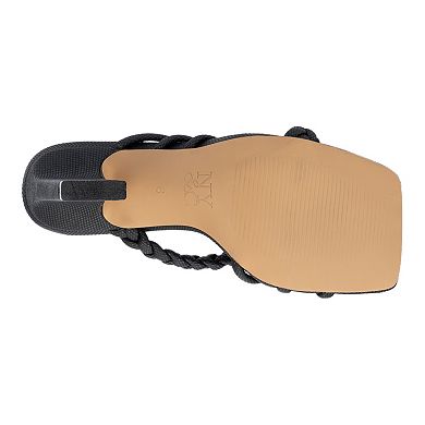 New York & Company Dalia Women's Braided Dress Sandals