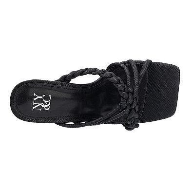 New York & Company Dalia Women's Braided Dress Sandals