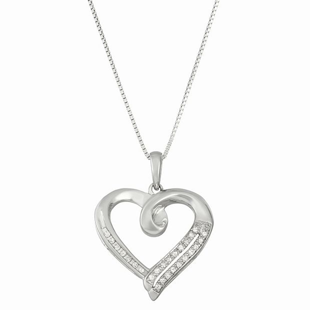 Kohls hot sale diamond necklaces