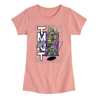 Girls 7-16 Teenage Mutant Ninja Turtles Mutant Mayhem Group Graphic Tee