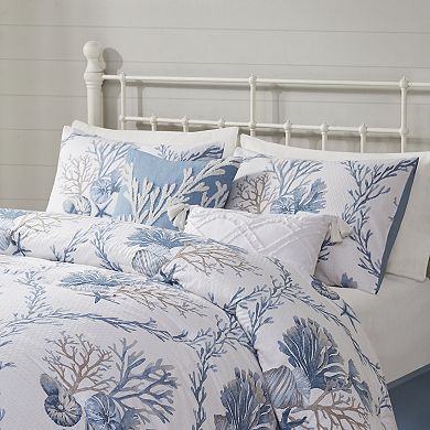 Harbor House Pismo Beach 6-Piece Oversized Cotton Comforter Set with Throw Pillows