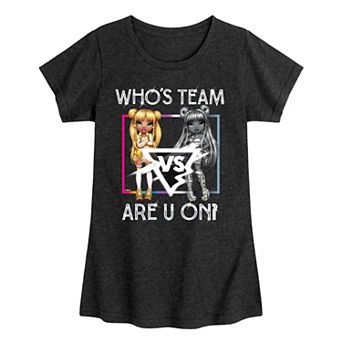 Girls 7-16 Rainbow High Vs Shadow High Sunny Vs Luna Graphic Tee