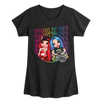 Girls 7-16 Rainbow High Ruby & Amaya Turn It Up Graphic Tee
