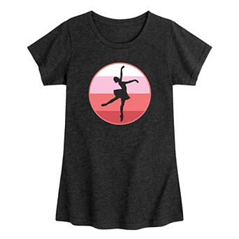 Girls 7-16 Retro Circle Dancer Graphic Tee