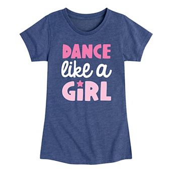Girls 7-16 Dance Like A Girl Graphic Tee