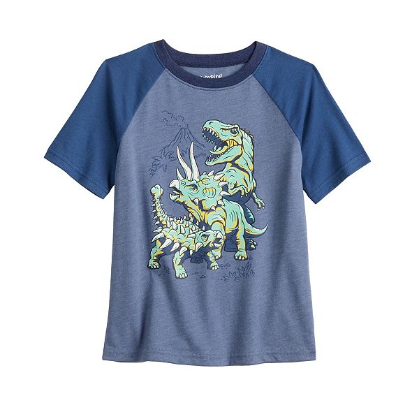 Boys 4-12 Jumping Beans® Dinosaur Raglan Graphic Tee