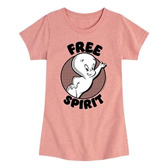 Girls 7-16 Casper The Friendly Ghost Free Spirit Graphic Tee
