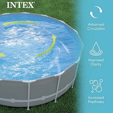 Intex 26651EG 3,000 GPH Above Ground Pool Sand Filter Pump with Automatic Timer