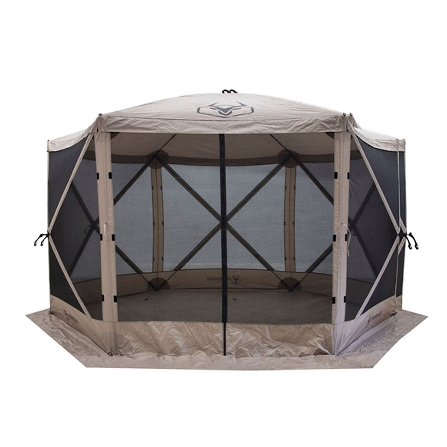 Gazelle G6 12ft X 12ft 6-Sided Pop Up Portable 8 Person Gazebo Tent ...