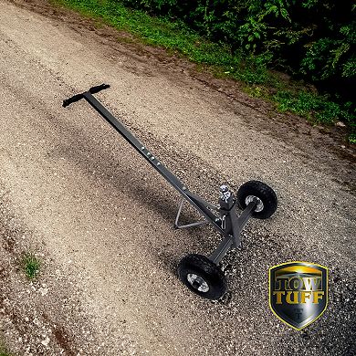 Tow Tuff Tmd-600aff Adjustable Solid Steel 600 Pound Capacity Trailer Dolly