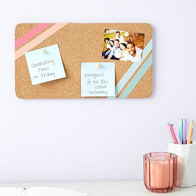 3 Pack Rectangle Cork Trivets for Hot Dishes, Cork Placemats (12.5x6.6 In)