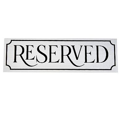 12-pack Small Reserved Seating Signs For Restaurant And Celebrations, 4.7x1.5 In