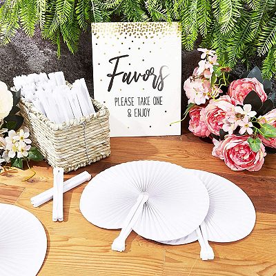 Paper folding fans wedding hotsell