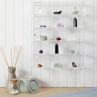 5-tier Acrylic Display Case For Collectibles, Action Figures And Rocks (clear)