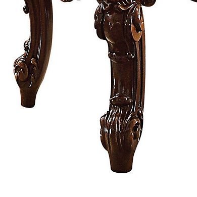 Wooden End Table in Cherry Brown