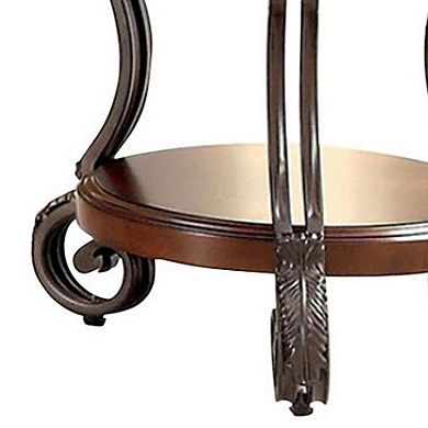 May Transitional Style Side Table