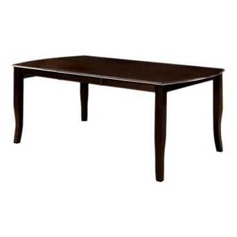 Woodside Contemporary Dining Table, Expresso Finish