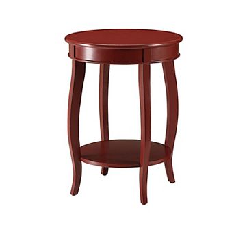 Trendy Side Table, Red