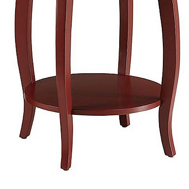 Trendy Side Table, Red