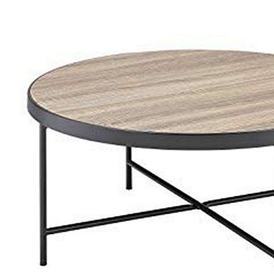 Charming Coffee Table, Weathered Oak Brown