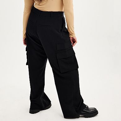 Juniors' Plus Size SO® Wide Leg Cargo Pants